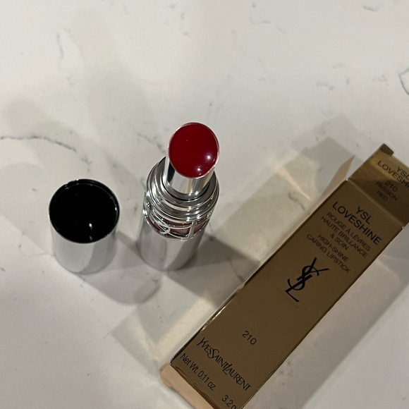 YSL LOVESHINE LIP OIL STICK 210 PASSION RED - NEW IN BOX! - Picture 6 of 6